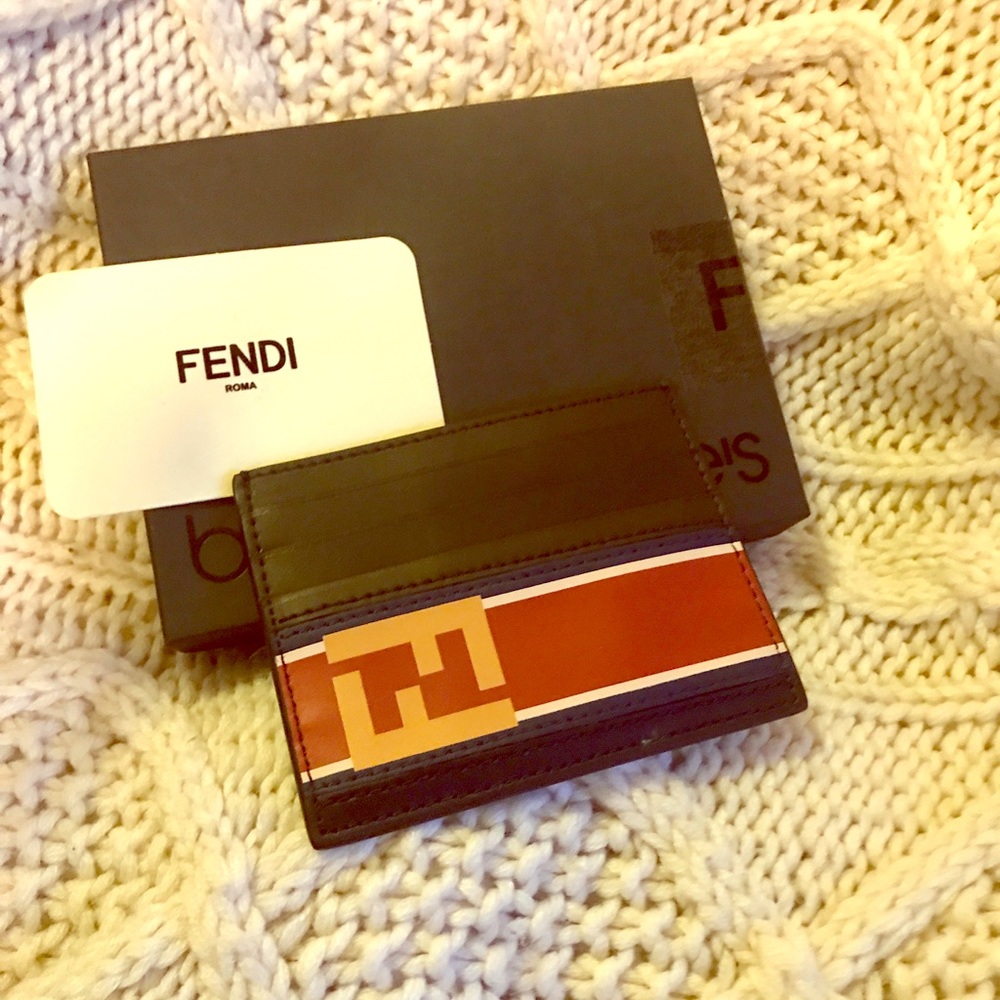 ❌SOLD❌ Fendi Logo Card Holder's to